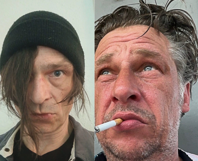 Porträtaufnahmen der Darsteller Oliver Möller und Arne Nobel zur Ankündigung der Produktion TIEFER IM WESTEN/BILLY THE KID&PAT GARRET (ZEITMAUL-Theater Bochum)